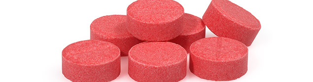 triple c red rounded tablet