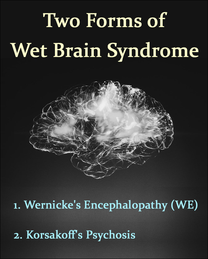 wet brain wernickes encephalopathy korsakoffs psychosis