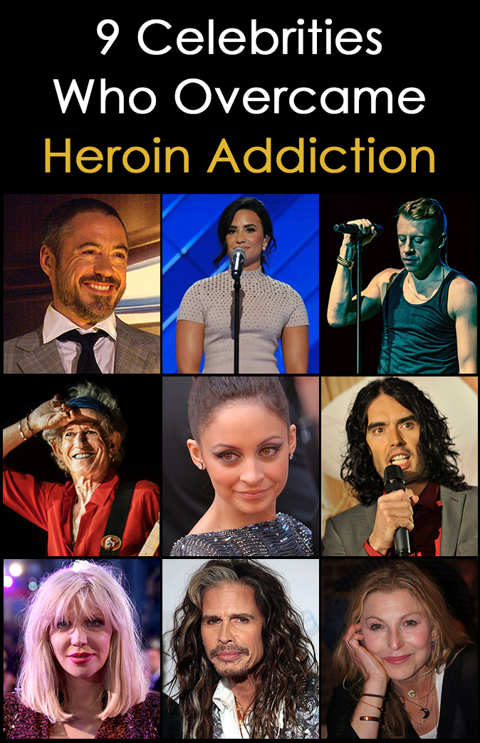 celebrities overcame heroin addiction