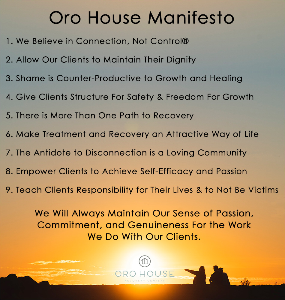 oro house manifesto