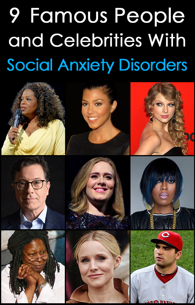 Famous People and Celebrities With Social Anxiety Disorders