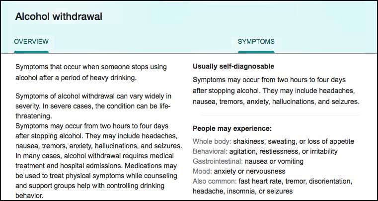 how long does it take to detox from alcohol