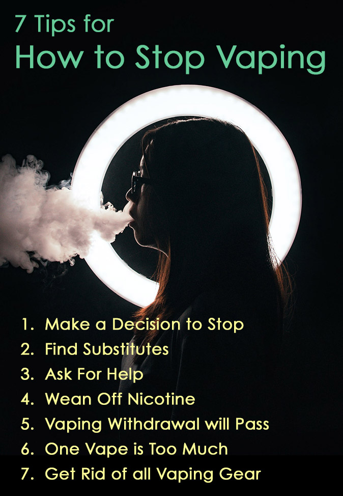 how to stop vaping tips