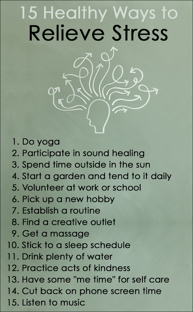 Healthy Ways to Relieve Stress and Anxiety