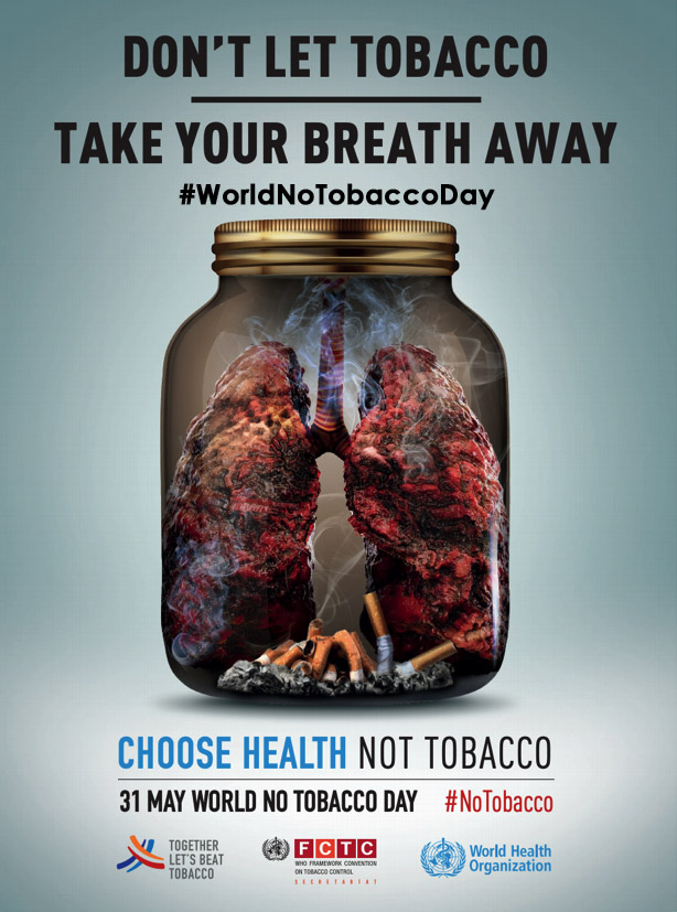 World No Tobacco Day Ad Message