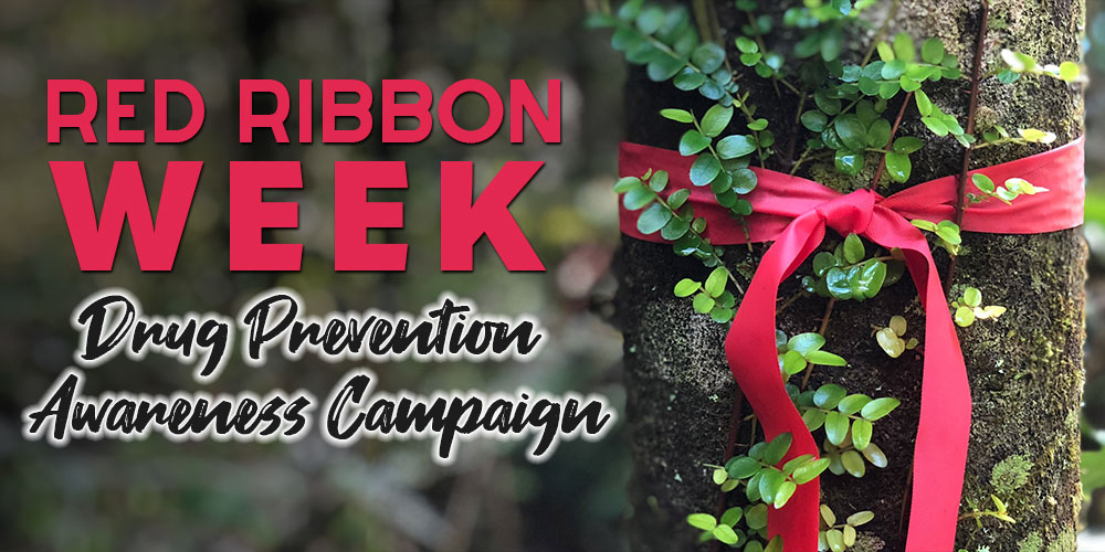 Red Ribbon Week Drug Prevention Awareness Campaign