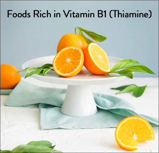 Thiamine and Vitamin B1 Rich Foods